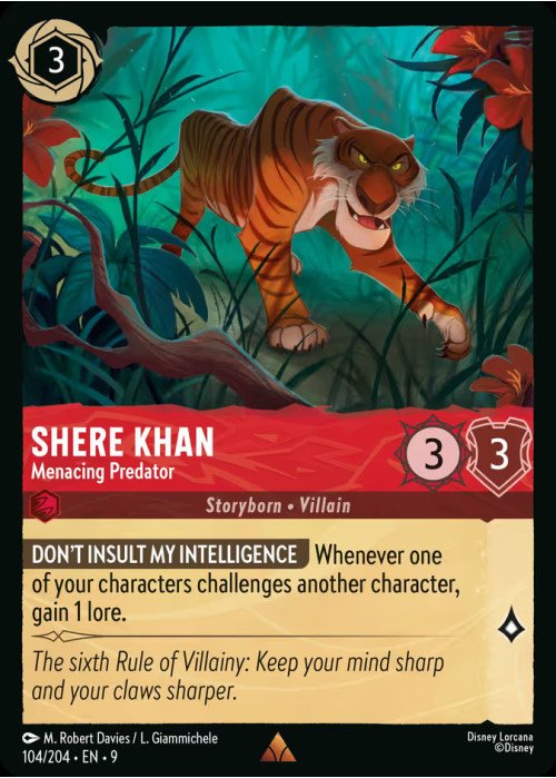 Shere Khan — Menacing Predator