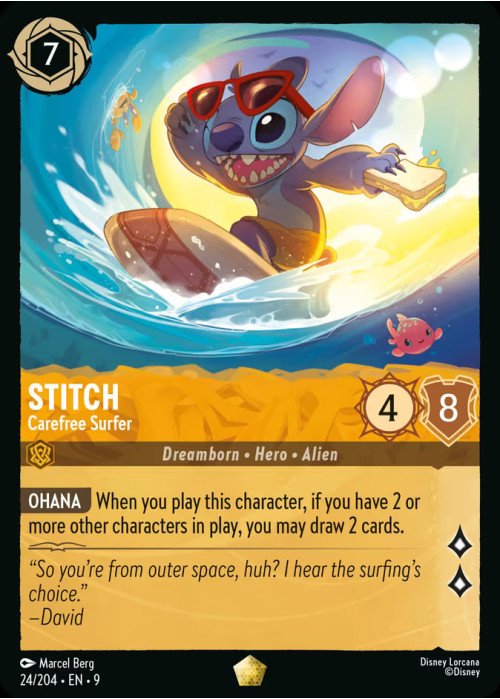 Stitch — Carefree Surfer