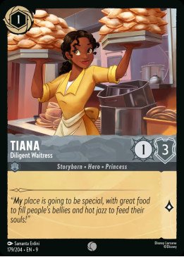 Tiana — Diligent Waitress