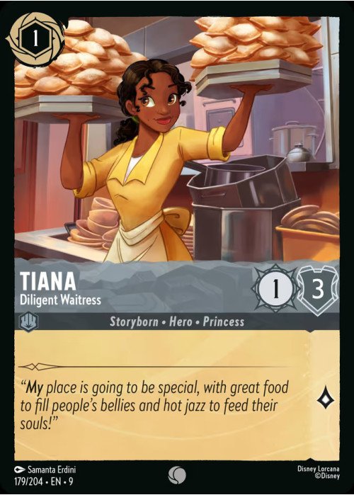 Tiana — Diligent Waitress