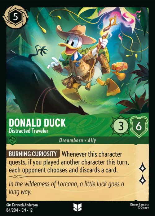 Donald Duck — Distracted Traveler