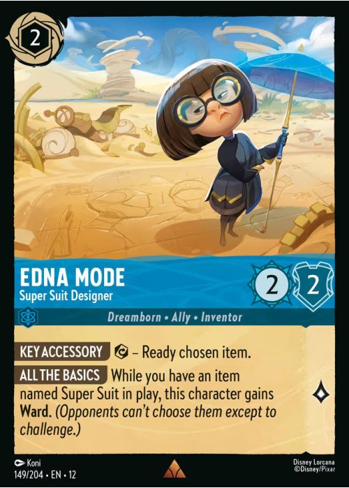 Edna Mode — Super Suit Designer