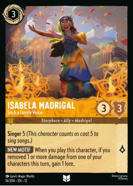 Isabela Madrigal — Such a Lovely Voice