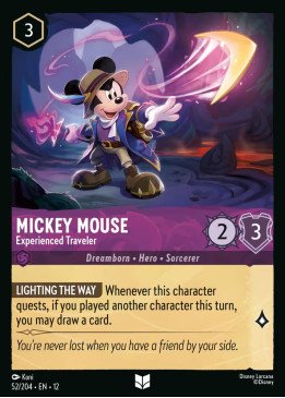 Mickey Mouse — Experienced Traveler
