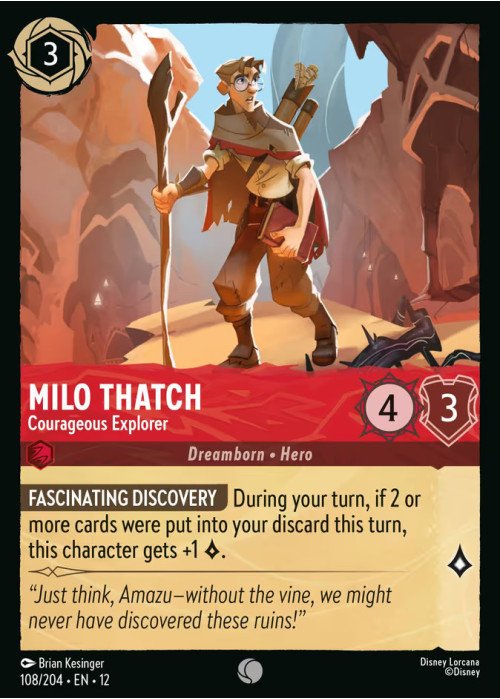 Milo Thatch — Courageous Explorer