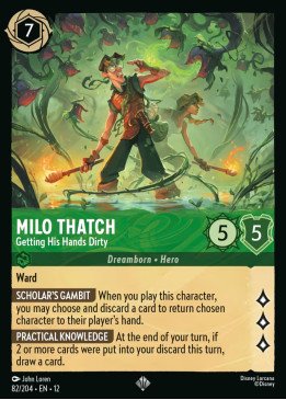 Milo Thatch — Getting His Hands Dirty