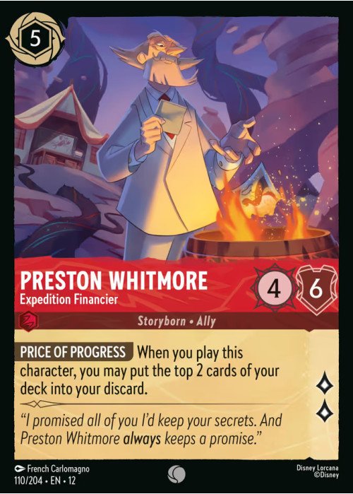 Preston Whitmore — Expedition Financier