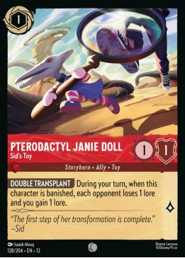 Pterodactyl Janie Doll — Sid's Toy