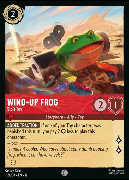 Wind-Up Frog — Sid's Toy